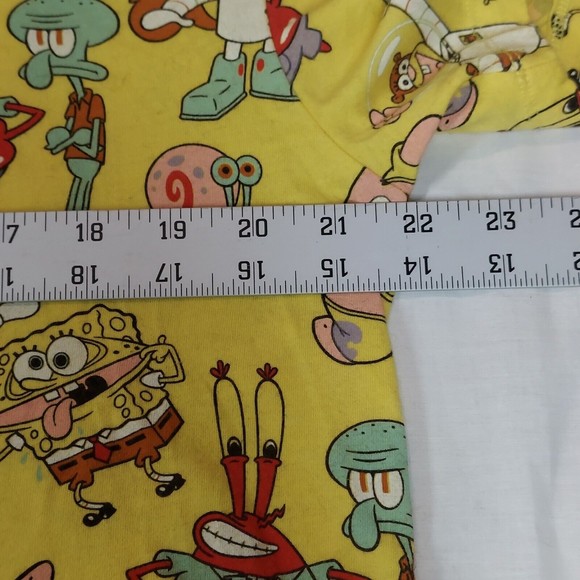 Spongebob SquarePants And Friends Womens Size L Large All Over Print T Shirt - Picture 8 of 10